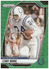 2024 Panini Prizm #296 Lenny Moore Green Wave