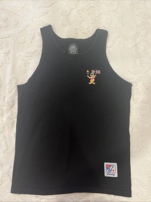 Grizzly Griptape  Sleeveless Black T-Shirt Size Large Bear Image