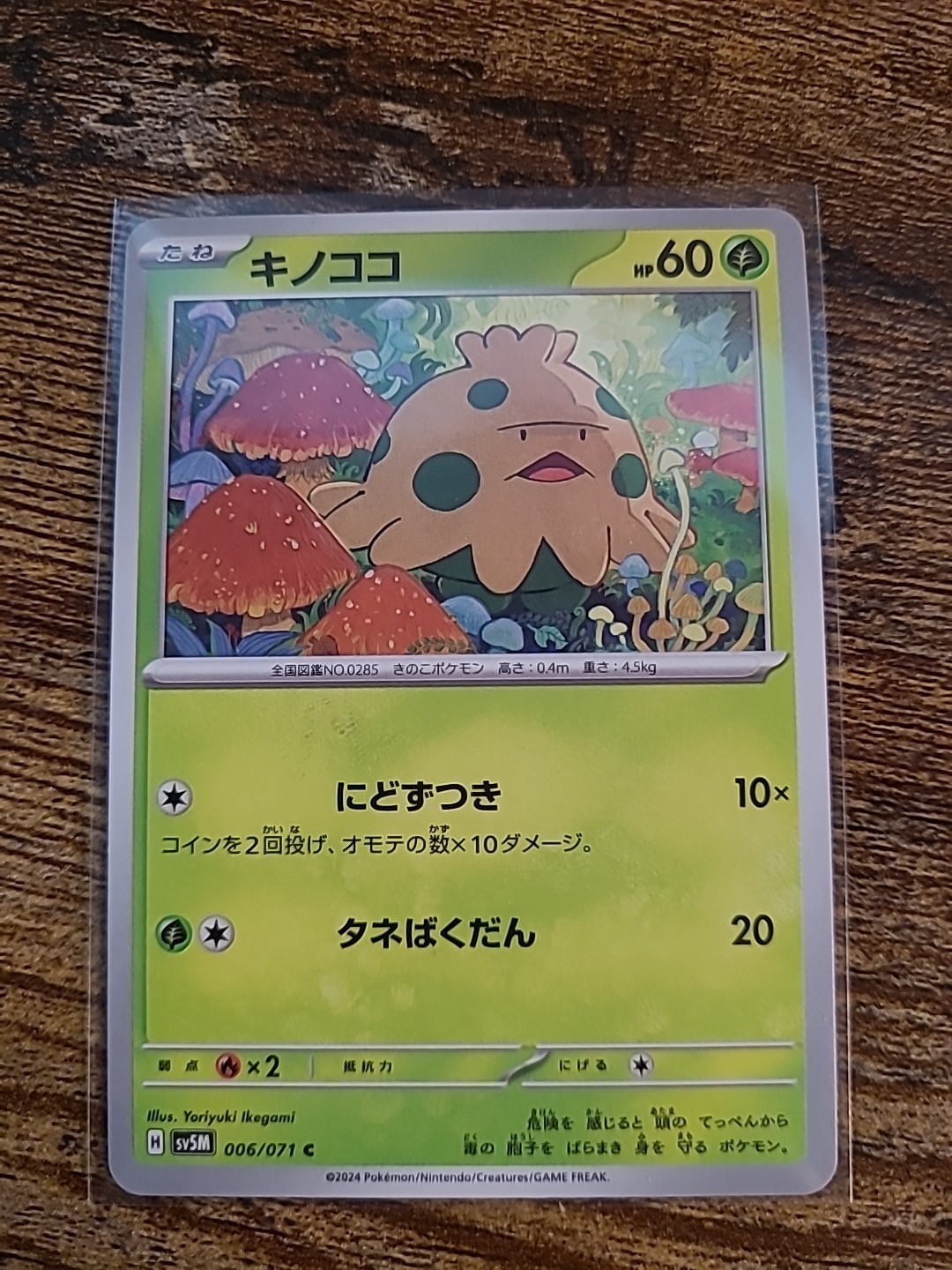 Shroomish C SV5M 006/071 Cyber Judge Pokemon Japanese