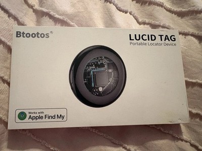 Lucid Tag Portable Locator Device Bluetooth Air Tracker Tags, 4-Pack