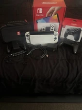 Nintendo Switch OLED W/ Nintendo Switch Pro Controller & Travel Case