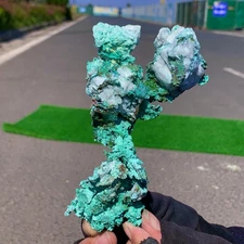 395G Natural copper mine with malachite Primitive mineral specimen Gemstone Rare