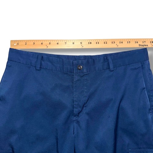 Nike Golf Dri-FIT Cargo Shorts Mens 34 Navy Blue Stretch Athletic 882086-410 - 第 3/8 張圖片