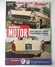 MODERN MOTOR  NOVEMBER 1957 - VAUXHALL VELOX  COVER  -  BUY IT NOW - #9