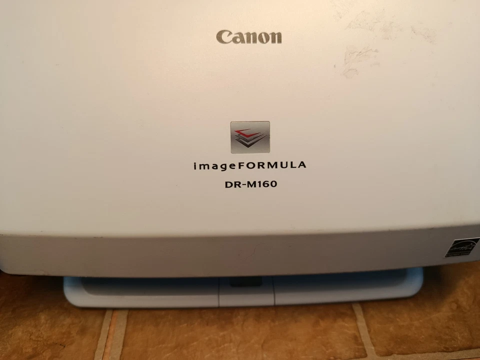 佳能 Image FORMULA DR-M160 Pass Thru 扫描仪 已测试 带原始设备制造商 电源适配器 — 第 2/4 张图片