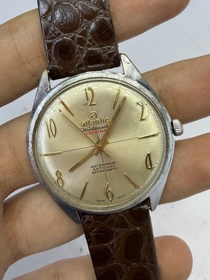 vintage atlantic watch automatic working well