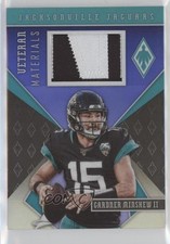 2020 Panini Phoenix Veteran Materials Prime Blue 5/10 Gardner Minshew II #14 s3g