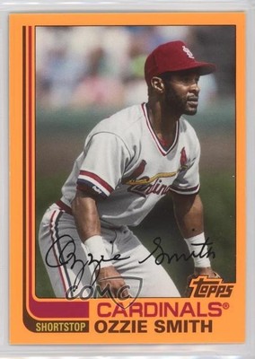 2013 Topps Archives Orange Day Glow Ozzie Smith #70 HOF b4d