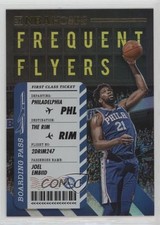 2020-21 Panini NBA Hoops Frequent Flyers Holo Joel Embiid #15 rf2