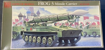 Glencoe Models Frog 3 Missile Carrier 07401 1/32 STARTED PARTS! Model Kit