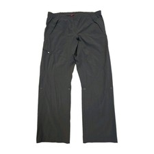 The North Face Womens Size L Large Aphrodite Hiking Pants Gray Stretch Roll Up