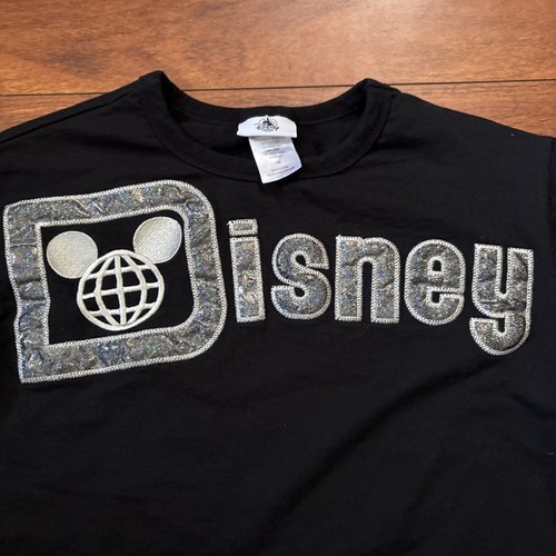 Walt Disney World Holographic Glitter Pullover Women’s XS Top Spirit Jersey EUC - Picture 4 of 10