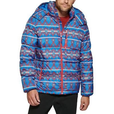 Club Room Mens Puffer Jacket Coat XXL Kings Patch Work Blue Stretch
Opens in a new window or tab