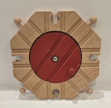 Thomas Wooden Railway - Turntable 8 Way Red Switch Track Train Tank Engine