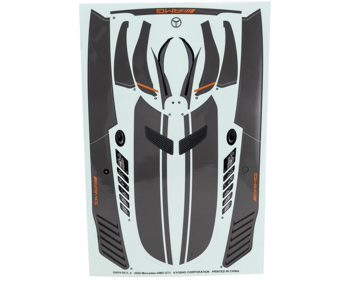 Kyosho Inferno GT2 2020 Mercedes AMG GT3 TC Body Set (Clear) [KYOIGB161B]