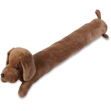 Dog Under Door Draft Stopper Heavy Duty, 2.8LB 34 Inch Decorative Fabric Door...