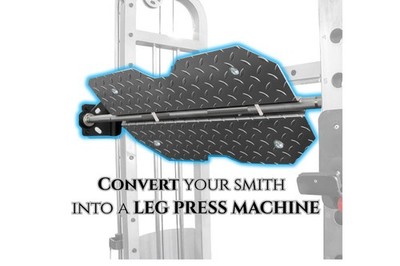 Leg Press Attachment for smith machine. Convert any smith machine into Leg Press