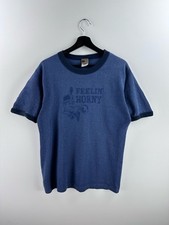 Vintage 90’s “Feelin Horny” Porn Graphic Tee, Size M Made In USA