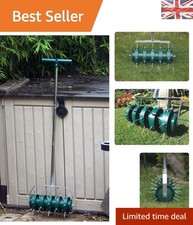 Compact 300mm Spiked Lawn Aerator - Elevate Your Garden's Health Effortlessly