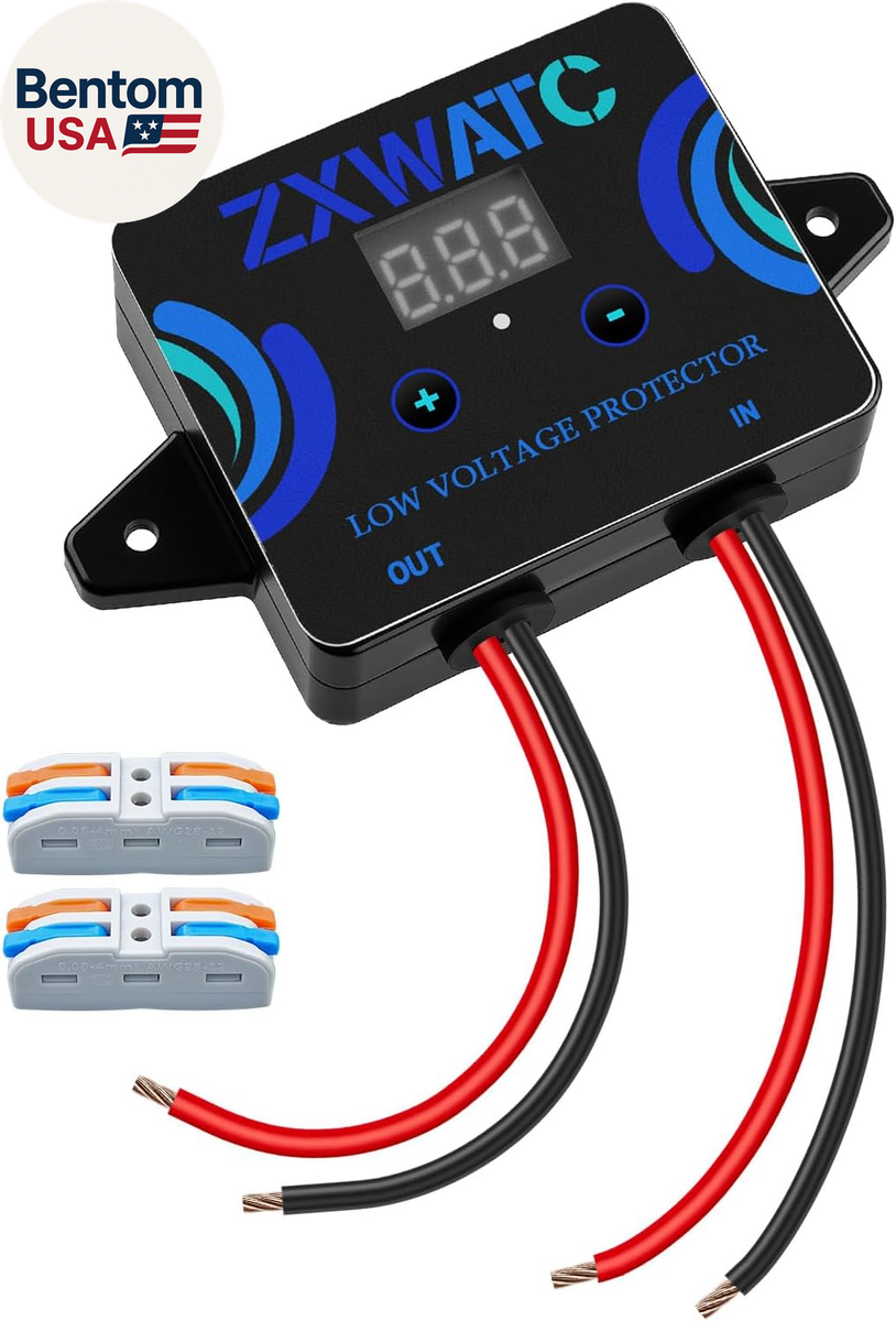 DC12-36V Low Voltage Protector, Digital Disconnect Switch, Over