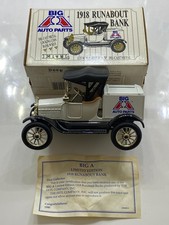 ERTL Diecast Big Auto Parts 1918 Runabout Bank 1/25 Scale New In Flawed Box