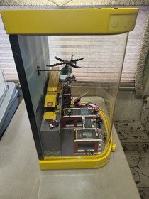 Lego City Store Display #7741 #7208 #3221 Helicopter Spins, Read Description*