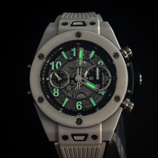 Hublot Big Bang Unico 45MM Skeleton Dial 411.HX.1170.RX Extra Strap Box & Papers 12