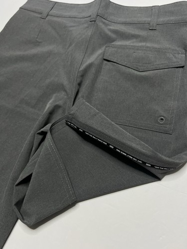 Vans Vanphibian Hybrid Gray Shorts Boys Youth Size 16 Comfy Black Stripe NWT - Picture 19 of 24