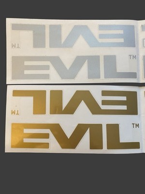Evil Bikes Revolt Race Team Downhill Mountain Bike Cycling Vinyl Decal Stickers 
