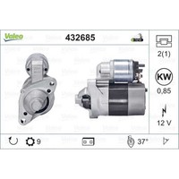 Valeo Starter 0.85 KW FüR Renault Twingo II 1.2 16V Clio III Dacia Sandero