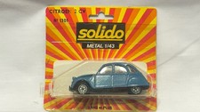 Solido 1/43 Scale No 1301 Citroen 2CV 1980- Blue - Boxed (VERY RARE)