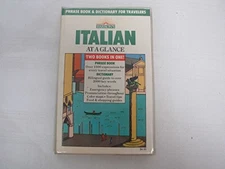 ITALIAN AT A GLANCE: PHRASE BOOK & DICTIONARY FOR By Mario Costantino **Mint**