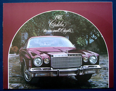 Prospekt brochure 1975 Chrysler Cordoba (USA) 