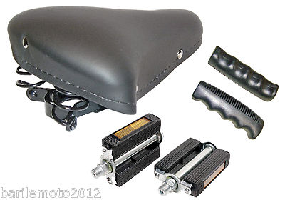 Sattel Montegrappa Mit Federn+Pedale+Lenkergriffe Fahrrad Condorino - Torino Sw
