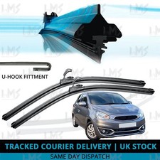 For Mitsubishi Mirage 2014-2024 Front Windscreen 22" 13" Flat Aero Wiper Blades