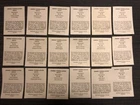Our Football Stars 1973/74 Stickers - 18 Different Stickers - Bergmann-Verla