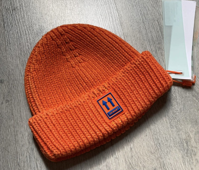 off white beanie