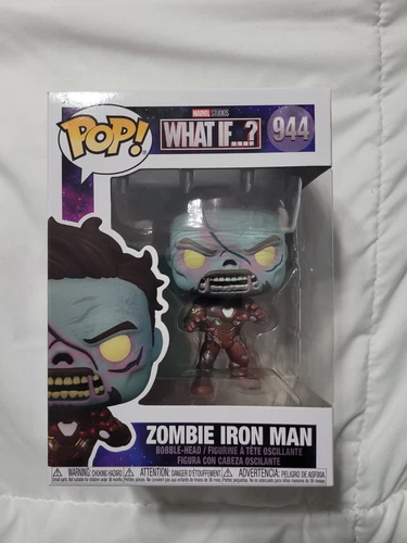 Funko Pop! Marvel Studios Zombie Iron Man What If...? Wave 2 Pop #944
