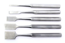 5-Pc. / Hibbs Osteotome Straight Orthopedic - 1/4, 1/2, 3/4, 1.0, 1-1/4 (Mixed)