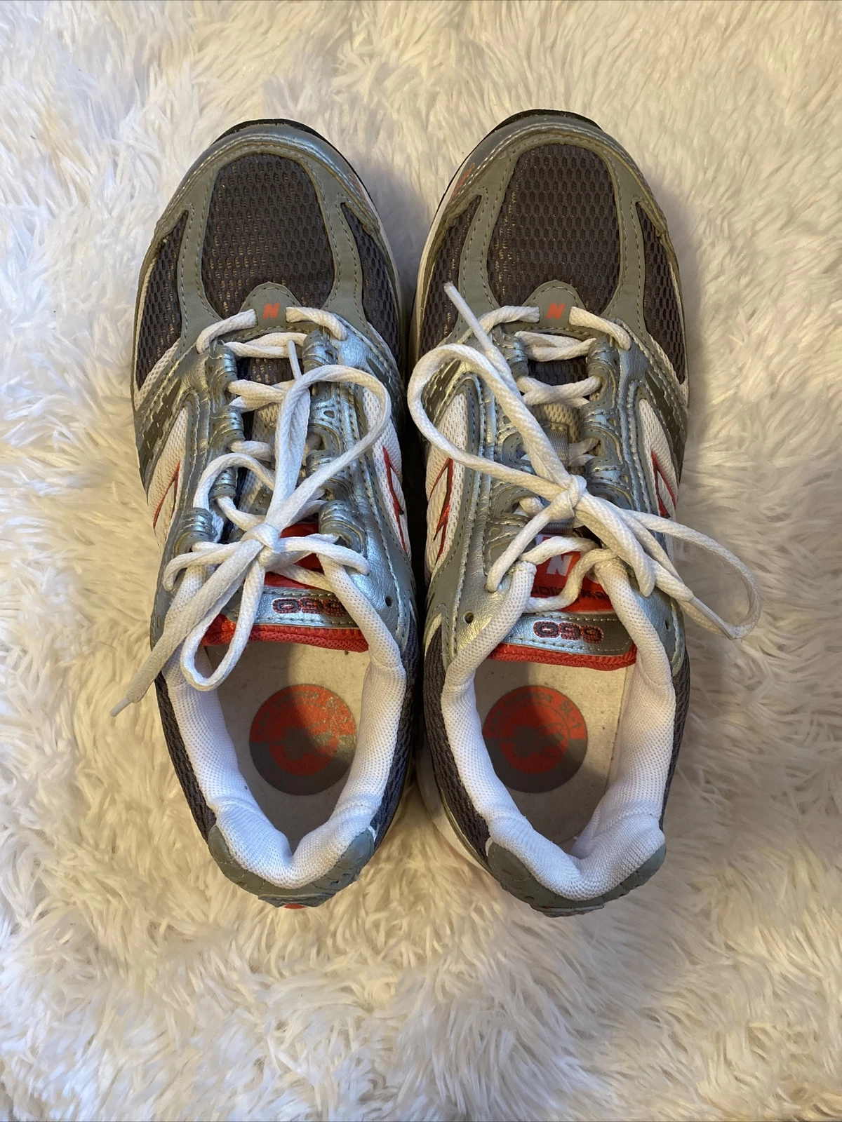 New Balance W660GP Argento Bianco Ammortizzato Maratona Corsa Strada Scarpe Donna 8 5