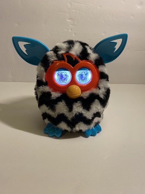 black and white furby