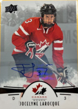 JOCELYNE LAROCQUE  #20..2016 TEAM CANADA WOMEN'S .. BLACK LABEL AUTO..1-48 PACKS