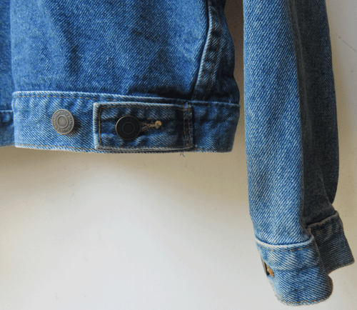 Vintage Jaguar Master British Luxury Cars Auto Denim Jacket 90s XL from Canada - Picture 11 of 13