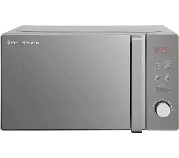 Russell Hobbs RHM2076S Solo Microwave Oven Digital Control 20L 800W - Silver