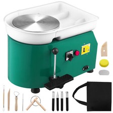 350W Electric Pottery Wheel Turntable Ceramic Forming Machine for Adults 25cm