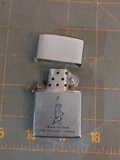 1965 LIBERTY NATIONAL LIFE INSURANCE COMPANY ZIPPO VINTAGE Needs Repair