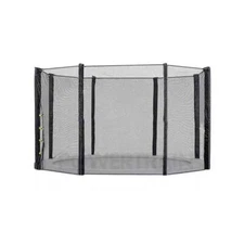 NNEDSZ 16ft 12 Pole Replacement Trampoline Safety Net