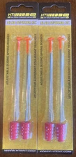 2 Packs HT Slab Stopper FX Spring Bobbers 4 Total Pieces Ice Fishing