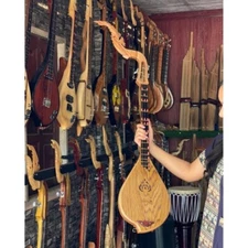 Electric Harp Guitar Phin Isarn Work Exquisite Handmade Traditional Musical V.2