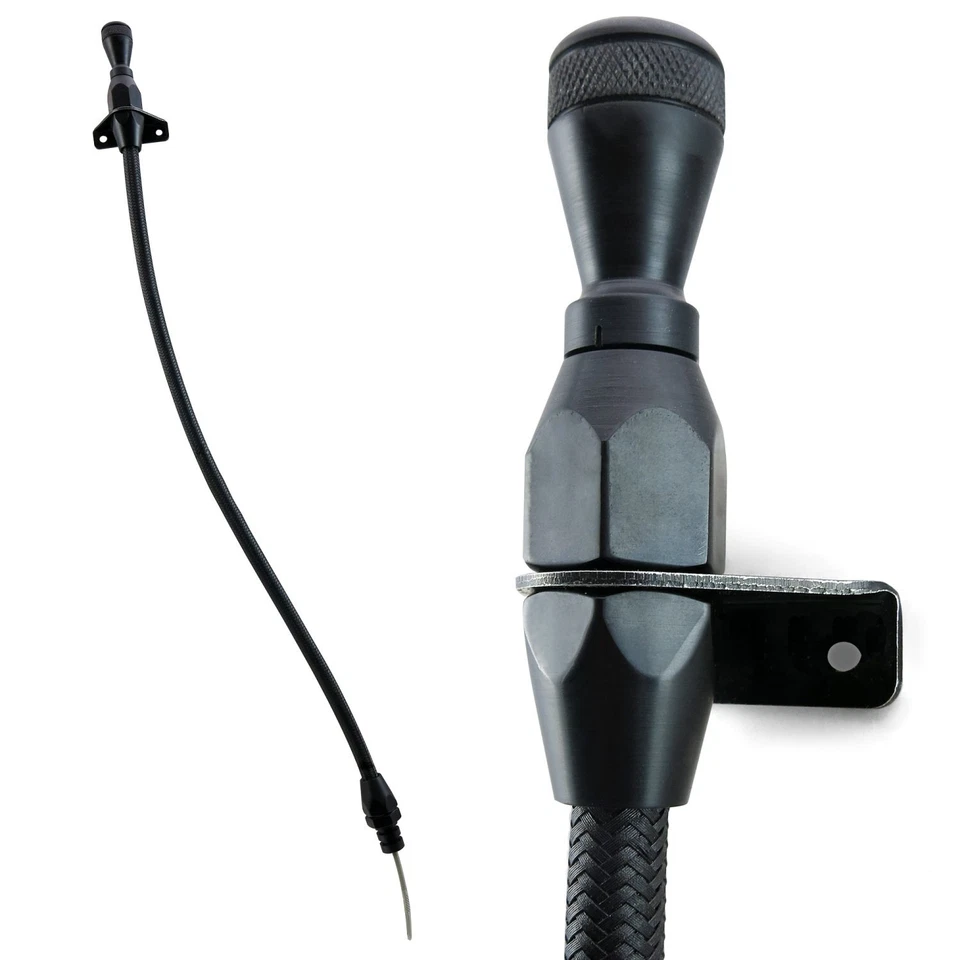 Black Ford Big Block Engine Oil Dipstick Stainless Steel Autoloc - Image 4 of 4